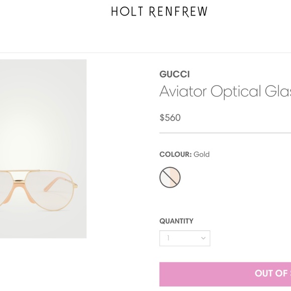 SOLD BNWT Ladies Gucci Eyeglasses Aviator-style- - Picture 16 of 16